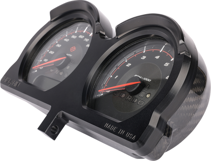 THRASHIN SUPPLY CO. Gauge Relocation Kit - Black