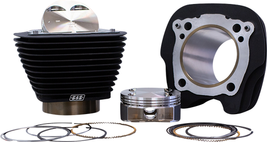 S&S CYCLE 129" Big Bore Cylinder Kit - Black - M8