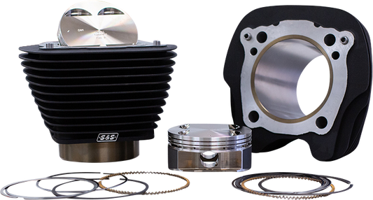 S&S CYCLE 132" Big Bore Cylinder Kit - Black - M8