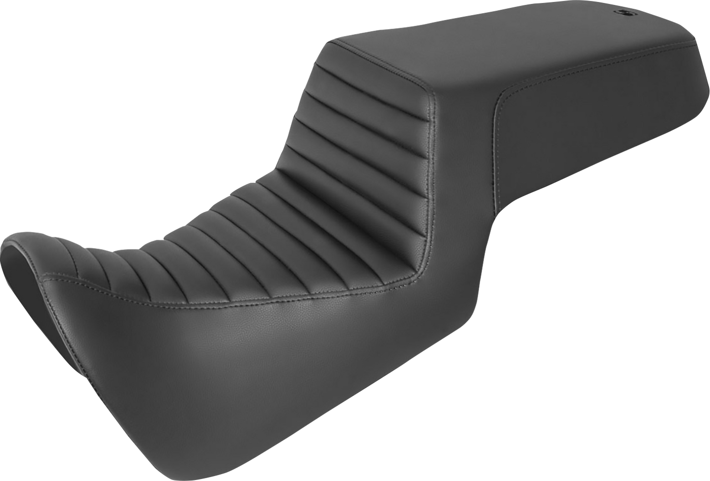 SADDLEMEN Step-Up Seat - Front Tuck-n-Roll/Rear Smooth - Black - Pan America '21-'24