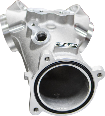 S&S CYCLE Intake Manifold - M8 - 55 mm - Silver