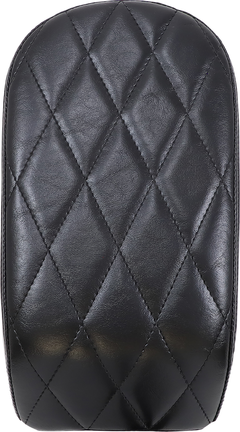 LE PERA Bare Bones Pillion Pad - Diamond - Black - Softail '18-'23