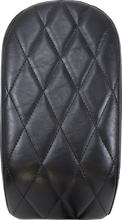 LE PERA Bare Bones Pillion Pad - Diamond - Black - Softail '18-'23