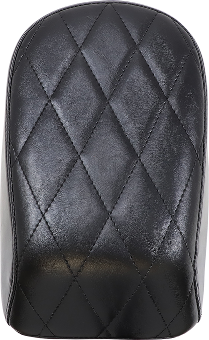 LE PERA Bare Bones Pillion Pad - Diamond - Black - Softail '18-'23