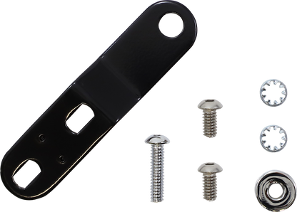 LE PERA Bare Bones Pillion Pad - Diamond - Black - Softail '18-'23