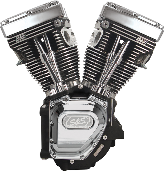 S&S CYCLE V124 Series Black Edition Long Block Engine without Induction/Ignition