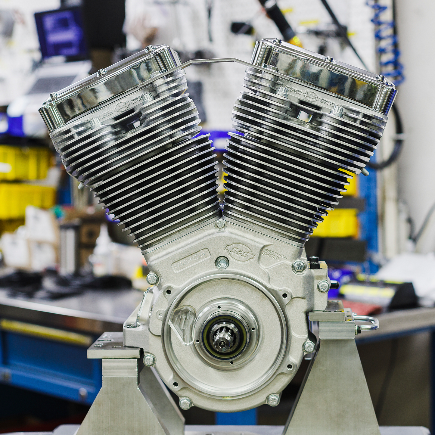 S&S CYCLE V124 Series Long Block Engine without Induction/Ignition