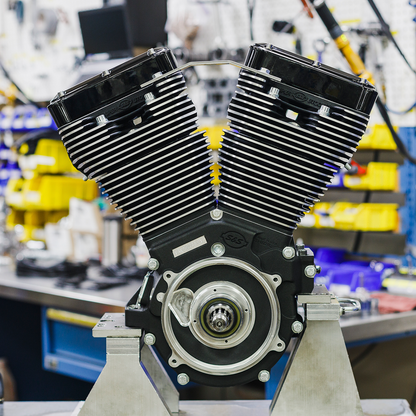 S&S CYCLE V124 Series Black Edition Long Block Engine without Induction/Ignition