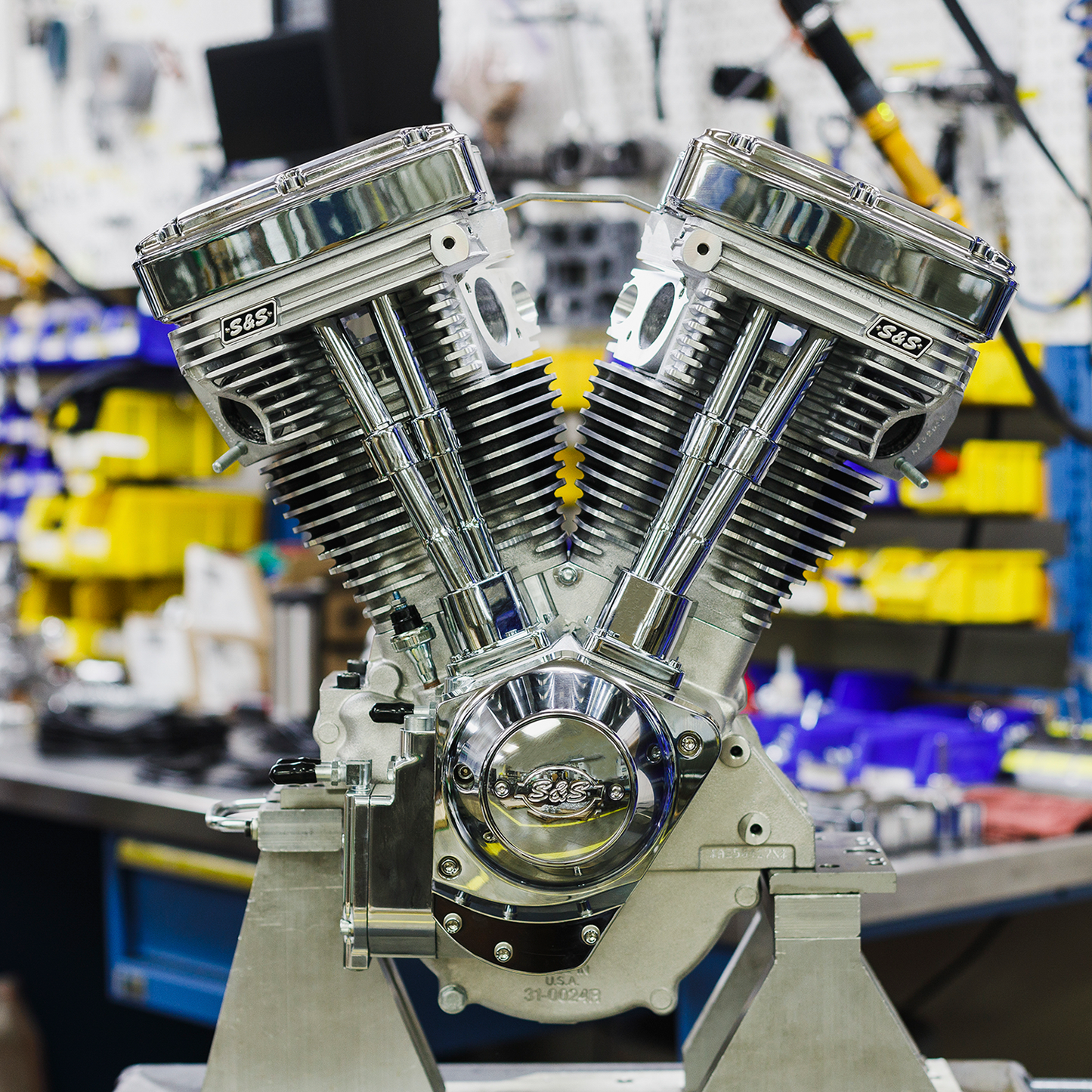 S&S CYCLE V124 Series Long Block Engine without Induction/Ignition