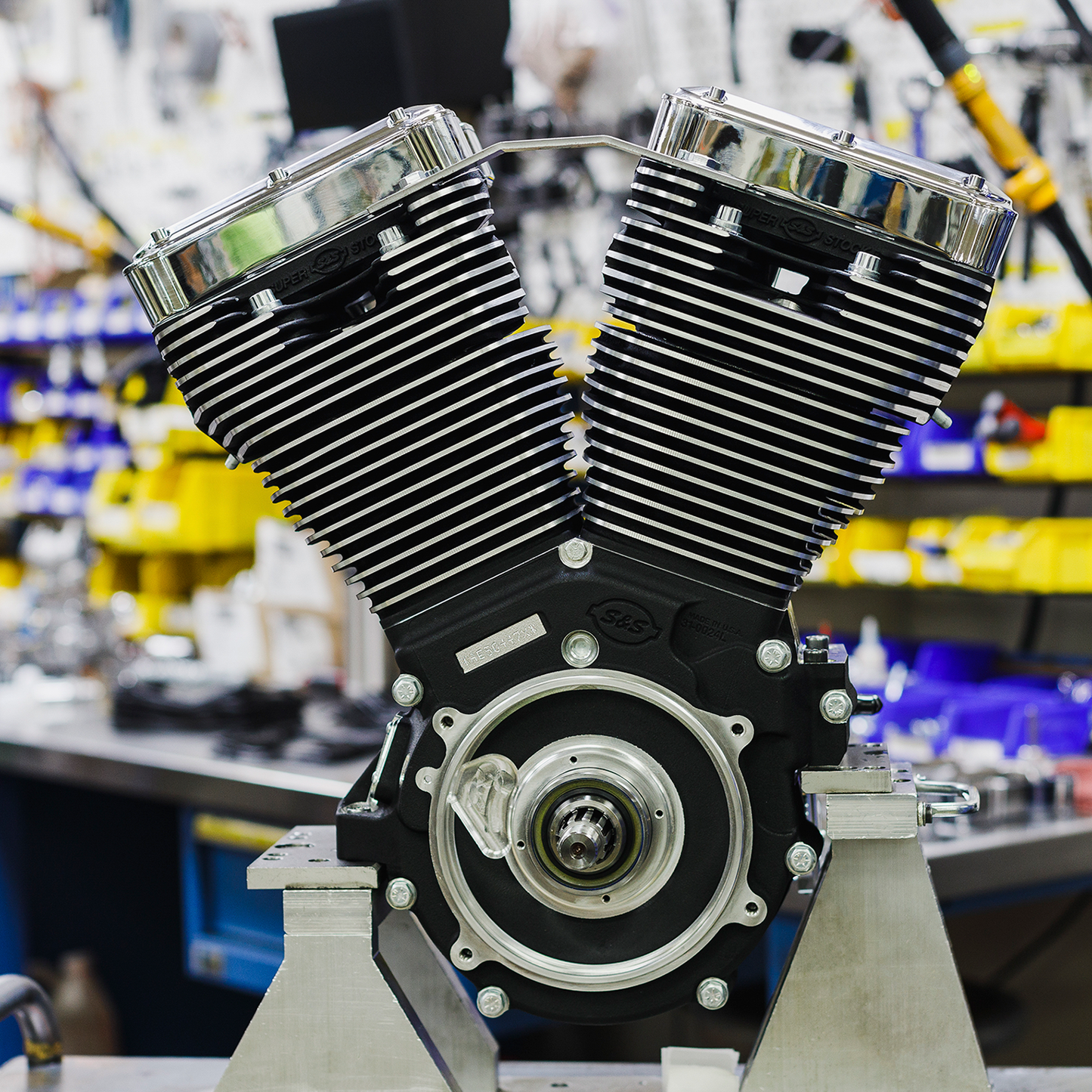 S&S CYCLE V124 Series Long Block Engine without Induction/Ignition