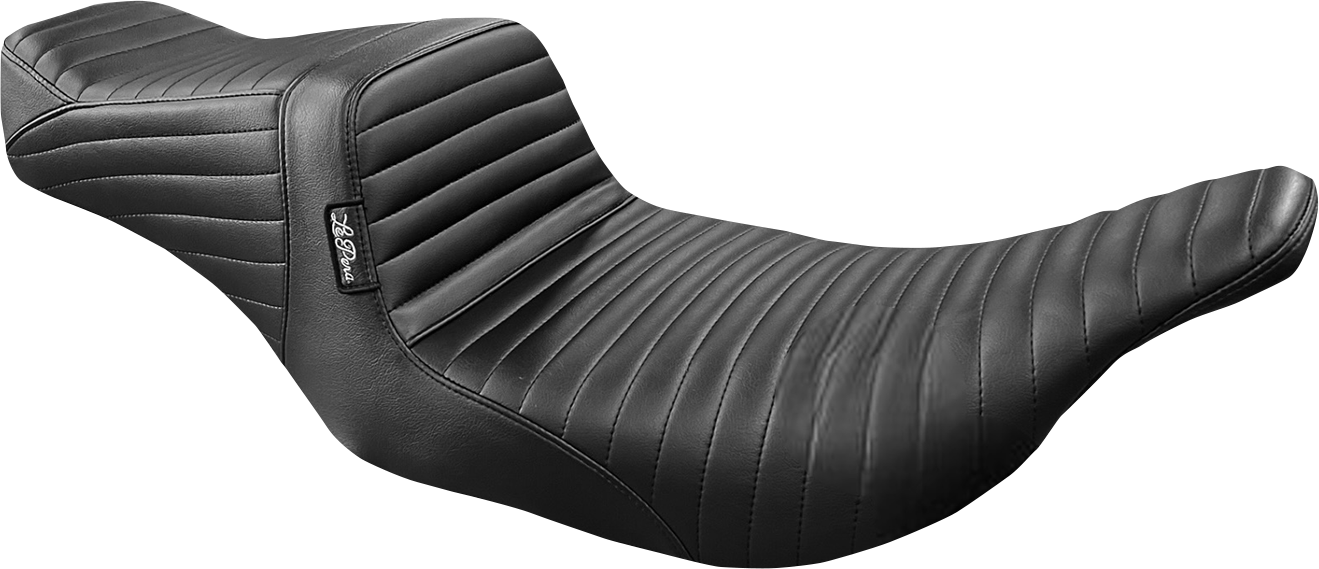 LE PERA Tailwhip Seat - Pleated - Black - Touring '97-'07