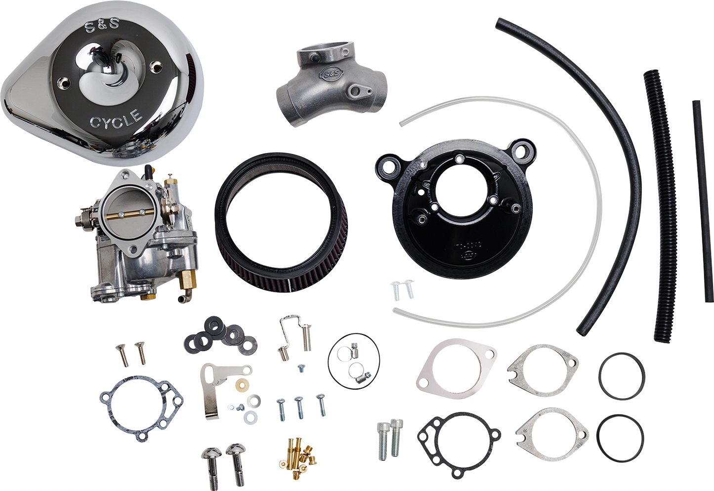 S&S CYCLE Super E Carburetor with Stealth Air Cleaner Kit - Chrome - 2006 Twin Cam