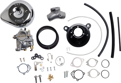 S&S CYCLE Super E Carburetor with Stealth Air Cleaner Kit - Chrome - 2006 Twin Cam