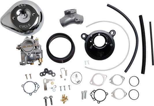 S&S CYCLE Super E Carburetor with Stealth Air Cleaner Kit - Chrome - 2006 Twin Cam
