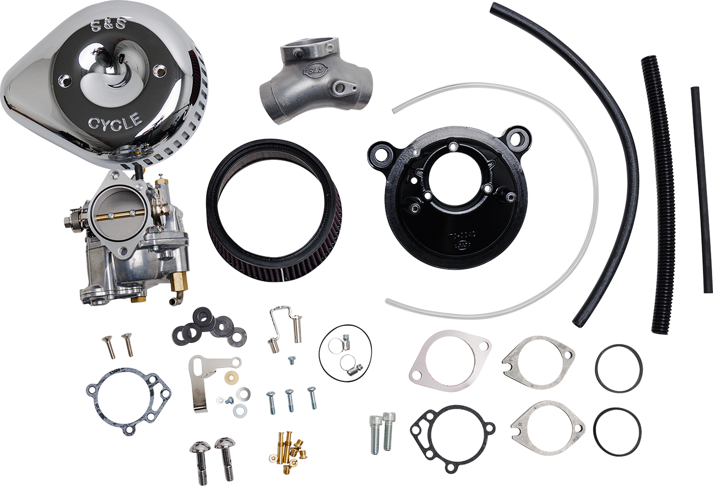 S&S CYCLE Super G Carburetor with Stealth Air Cleaner Kit - Chrome - 2006 Twin Cam