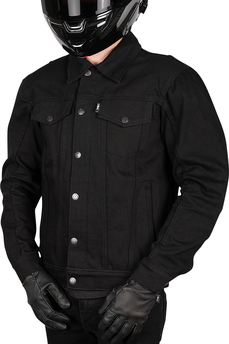 THRASHIN SUPPLY CO. Highway v2 Denim Riding Jacket - Black - XL