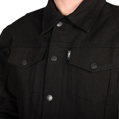 THRASHIN SUPPLY CO. Highway v2 Denim Riding Jacket - Black - XL