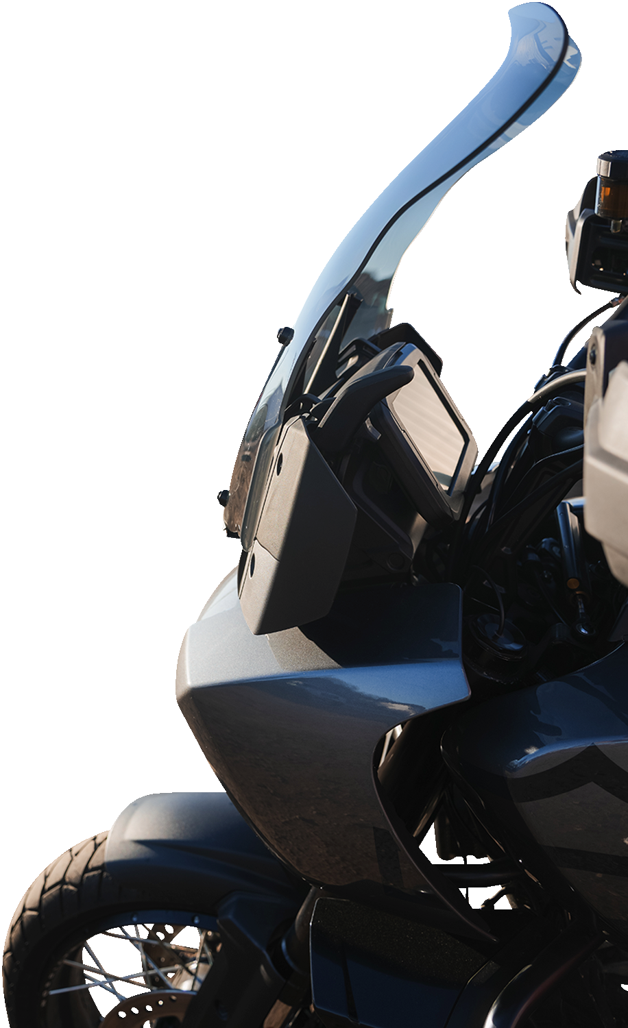 KLOCK WERKS Flare* Windshield - 15.5" - 2021-2023 PAN AMERICA Tint