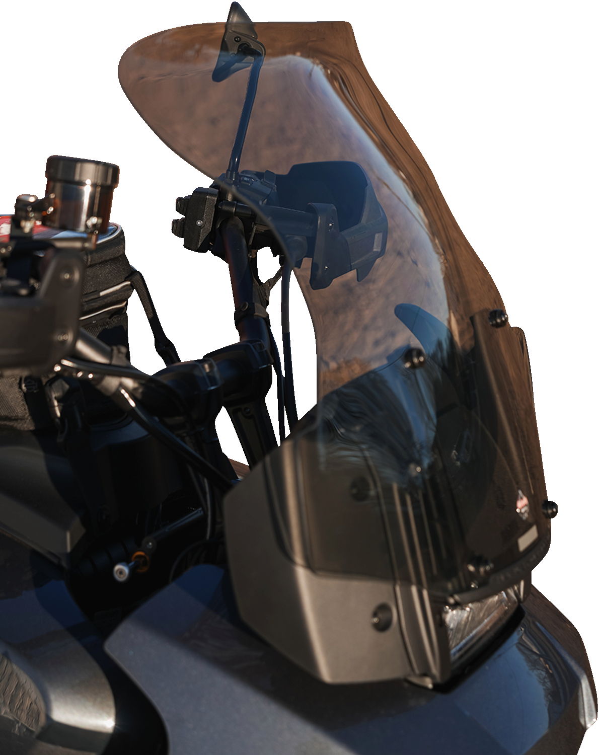 KLOCK WERKS Flare* Windshield - 15.5" - 2021-2023 PAN AMERICA Tint