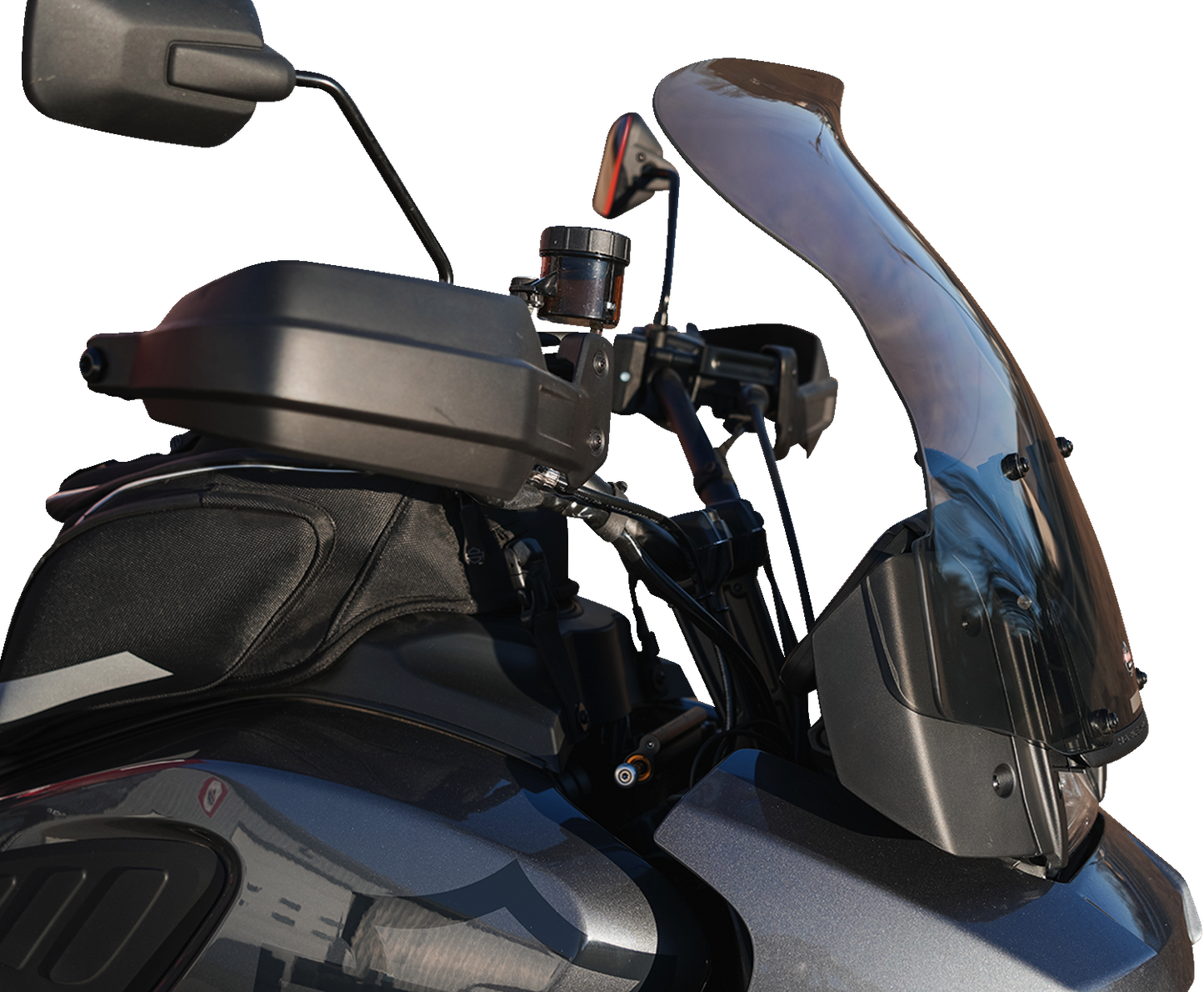 KLOCK WERKS Flare* Windshield - 15.5" - 2021-2023 PAN AMERICA Tint