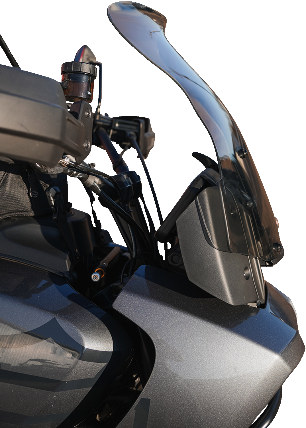 KLOCK WERKS Flare* Windshield - 15.5" - 2021-2023 PAN AMERICA Tint