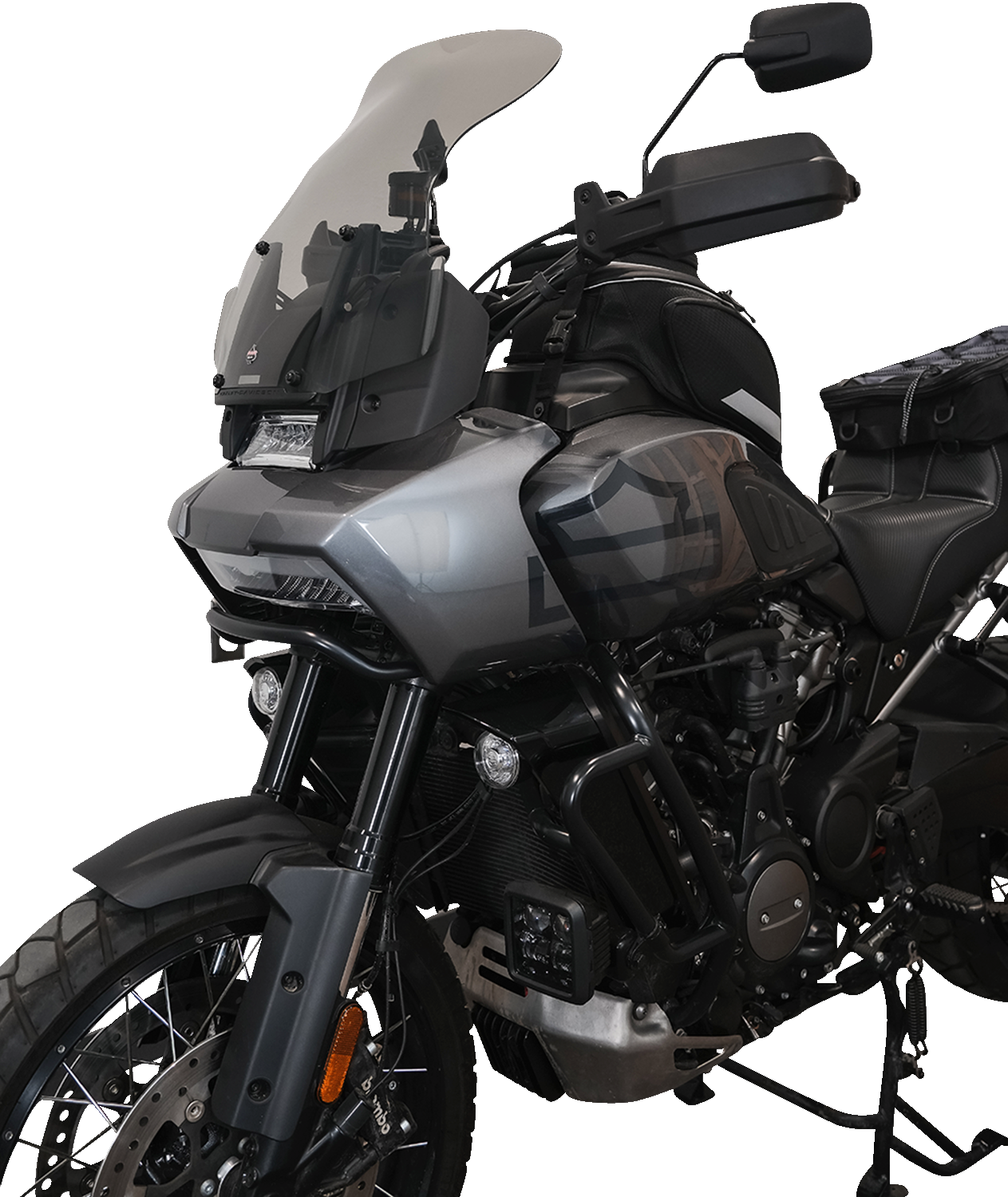 KLOCK WERKS Flare* Windshield - 15.5" - 2021-2023 PAN AMERICA Tint