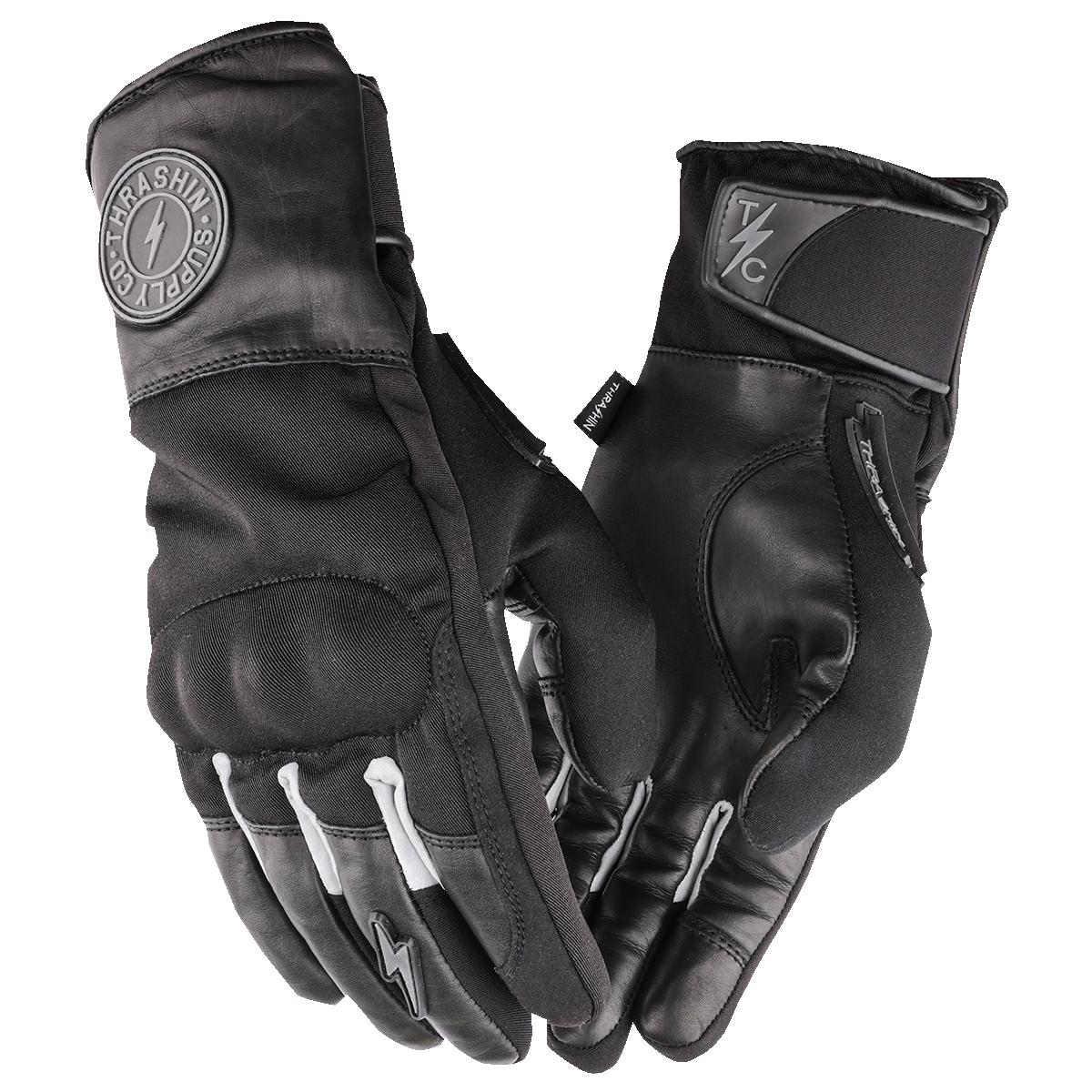 THRASHIN SUPPLY CO. Mission Waterproof Gloves - Black - XL