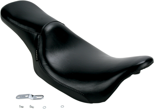 LE PERA Silhouette 2-Up Seat - Smooth - Black - Touring '08-'23
