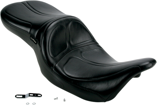 LE PERA Maverick Seat - without Backrest - Stitched - Black - Touring '08-'23
