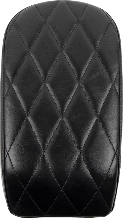 LE PERA Bare Bones Pillion Pad - Diamond - Black - Softail '18-'23