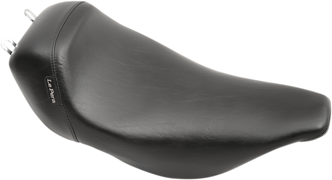 LE PERA Bare Bones Solo Seat - Smooth - Black - Touring '02-'07