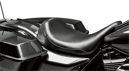 LE PERA Silhouette Solo Seat - Smooth - Black - Touring '08-'23