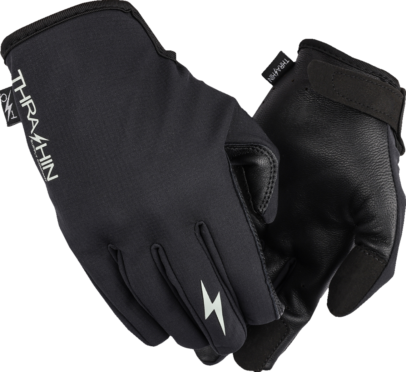 THRASHIN SUPPLY CO. Windbreaker Stealth Gloves - Black - Medium