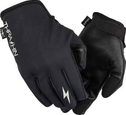 THRASHIN SUPPLY CO. Windbreaker Stealth Gloves - Black - Large