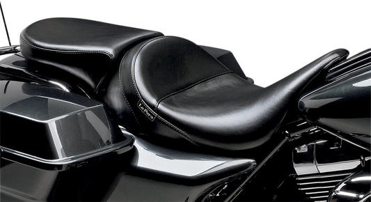 LE PERA Aviator Solo Seat - Smooth - Black - Touring '08-'23