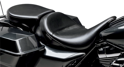 LE PERA Aviator Pillion Pad - Wide - Smooth - Black - Touring '08-'23