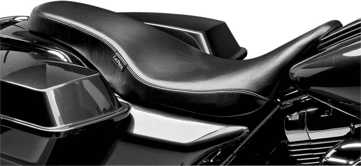 LE PERA Cobra Full-Length Seat - Smooth - Black - Touring '08-'23