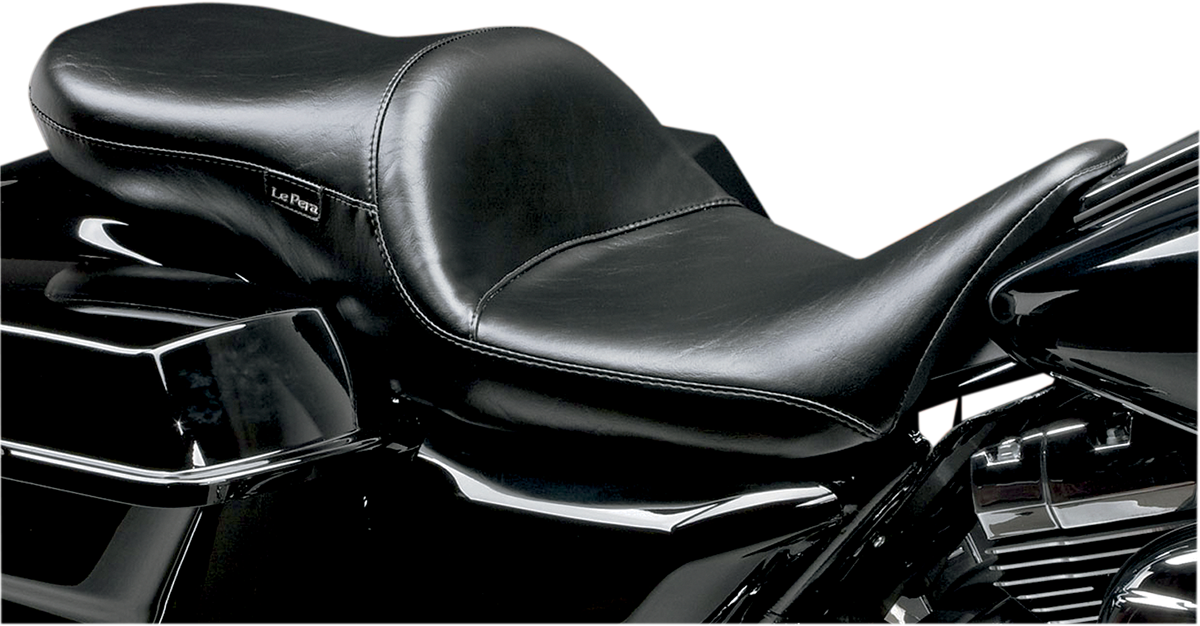 LE PERA Maverick Seat - without Backrest - Smooth - Black - Touring '08-'23
