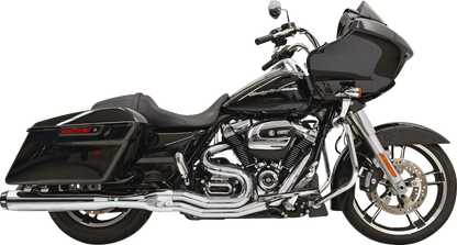 BASSANI XHAUST 2-into-1 Exhaust System - 49-State - Chrome - '17-'23 TOURING