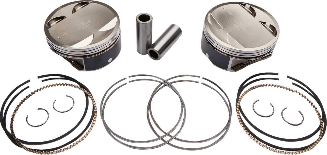 S&S CYCLE Big Bore Piston Kit - 131" - +.010 - M8