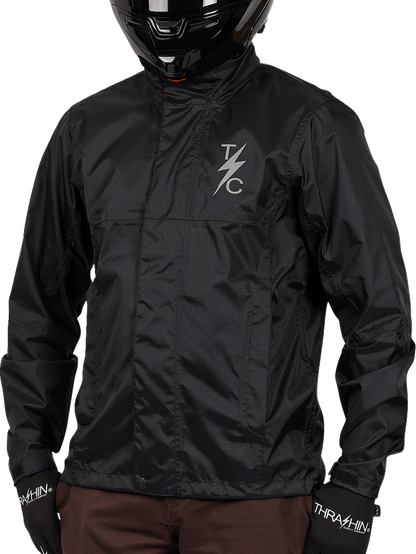 THRASHIN SUPPLY CO. Mission WP Rain Jacket - Black - Medium