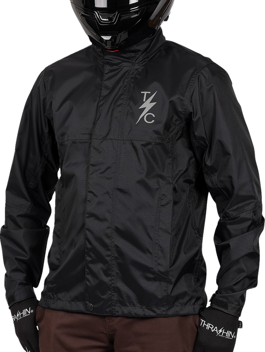 THRASHIN SUPPLY CO. Mission WP Rain Jacket - Black - Medium