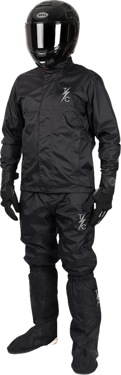 THRASHIN SUPPLY CO. Mission WP Rain Jacket - Black - Large