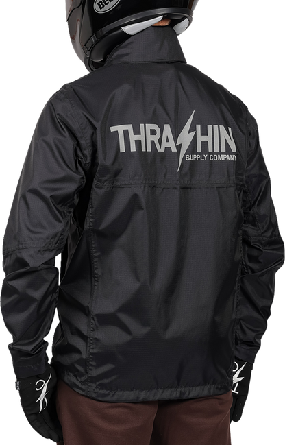 THRASHIN SUPPLY CO. Mission WP Rain Jacket - Black - XL