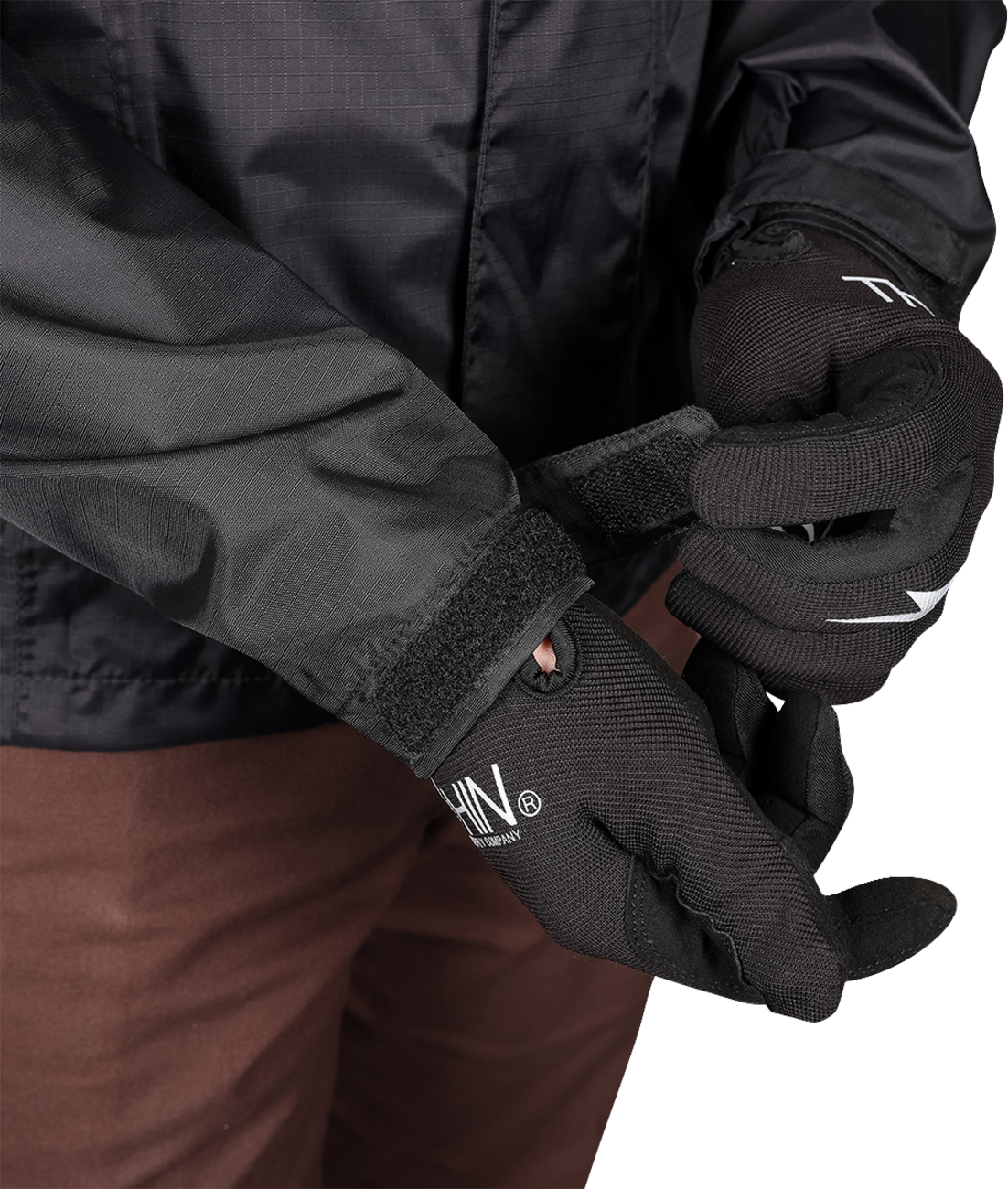 THRASHIN SUPPLY CO. Mission WP Rain Jacket - Black - XL