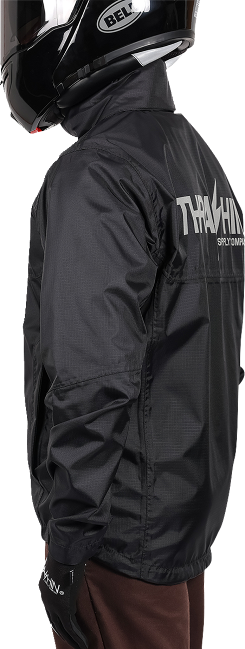 THRASHIN SUPPLY CO. Mission WP Rain Jacket - Black - 3XL