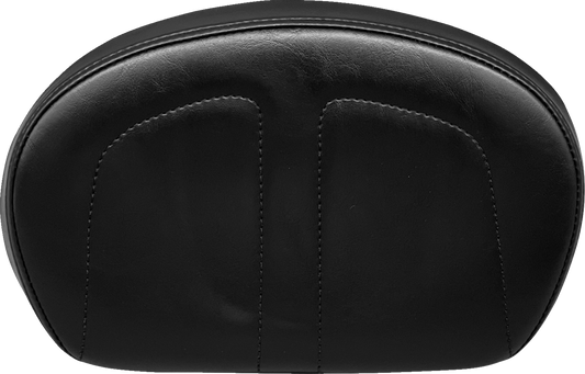 LE PERA Sissy Bar Pad - Medium - Maverick - Shiny Black - '08-'23 SOFTAIL & TOURING