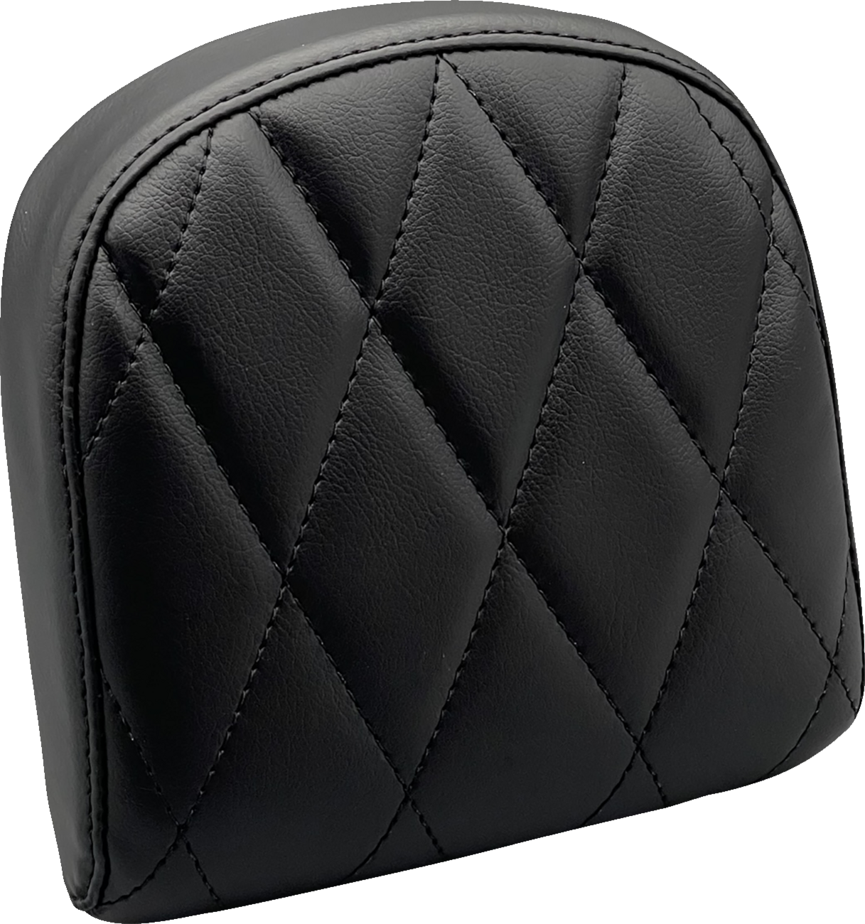 LE PERA Sissy Bar Pad - Small - Diamond - Dull Black - '08-'23 SOFTAIL & TOURING