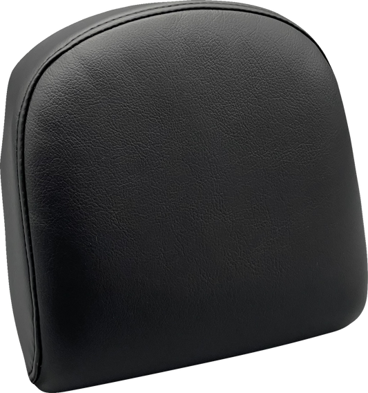 LE PERA Sissy Bar Pad - Small - Smooth - Dull Black - '08-'23 SOFTAIL & TOURING