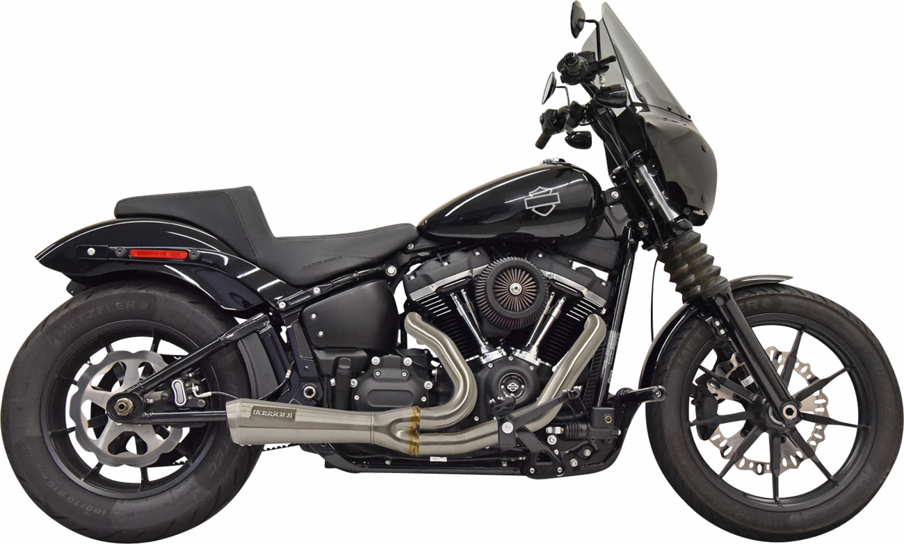BASSANI XHAUST 2-into-1 Ripper Short Exhaust System - Stainless Steel - 49-State